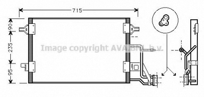 AVA QUALITY COOLING ai5173 -  Конденсатор, кондиционер